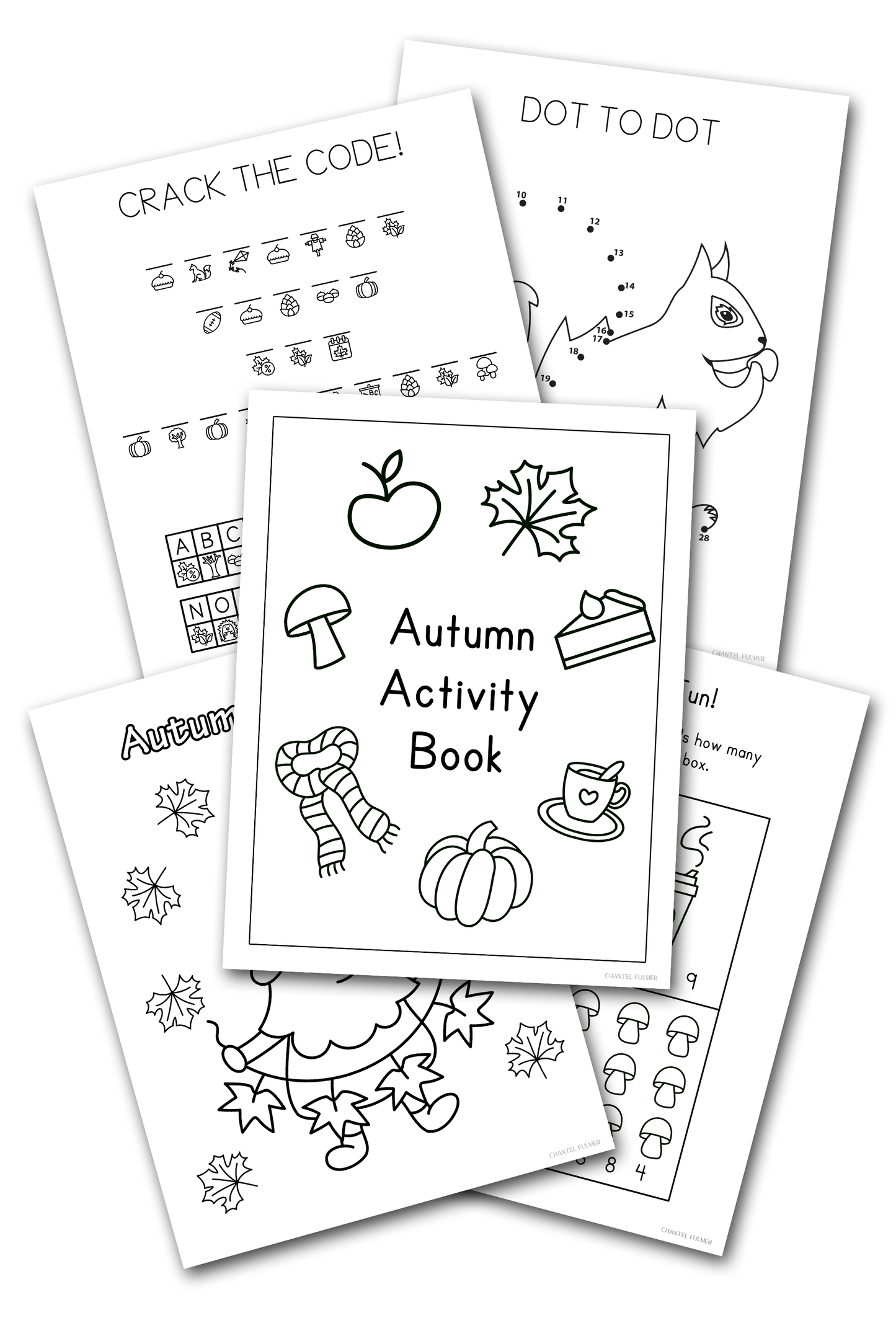 Autumn Fall Activity Book