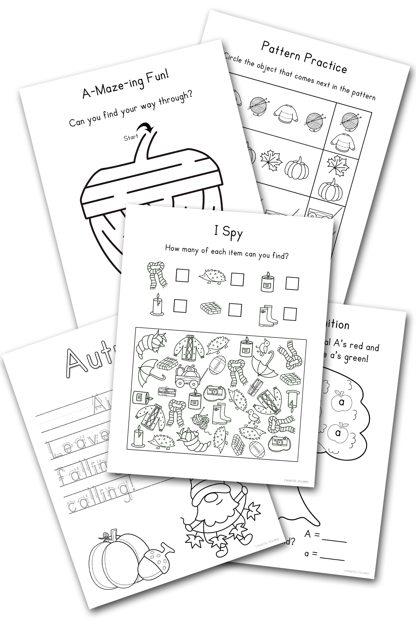 Autumn Fall Activity Book