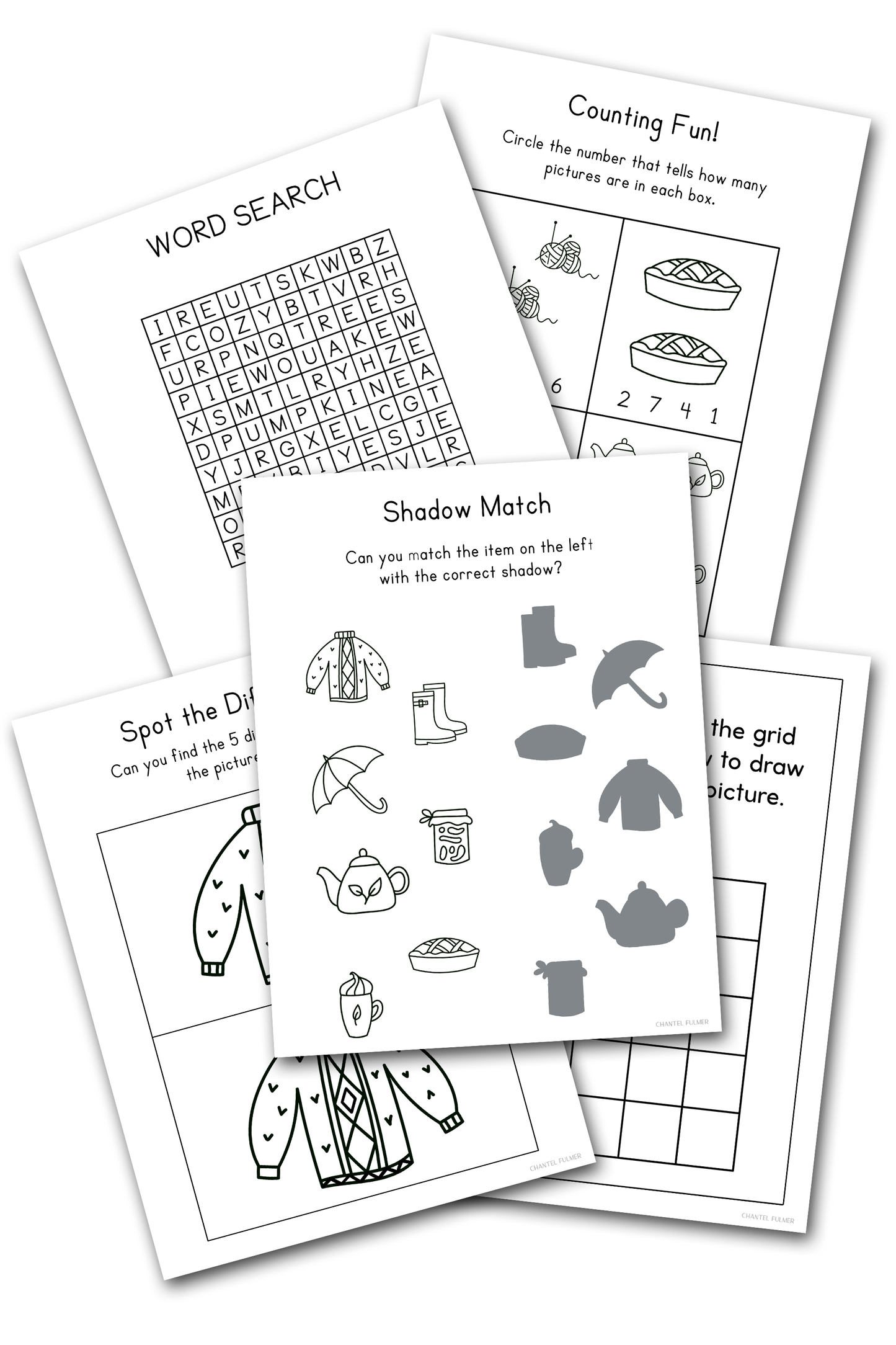 Autumn Fall Activity Book