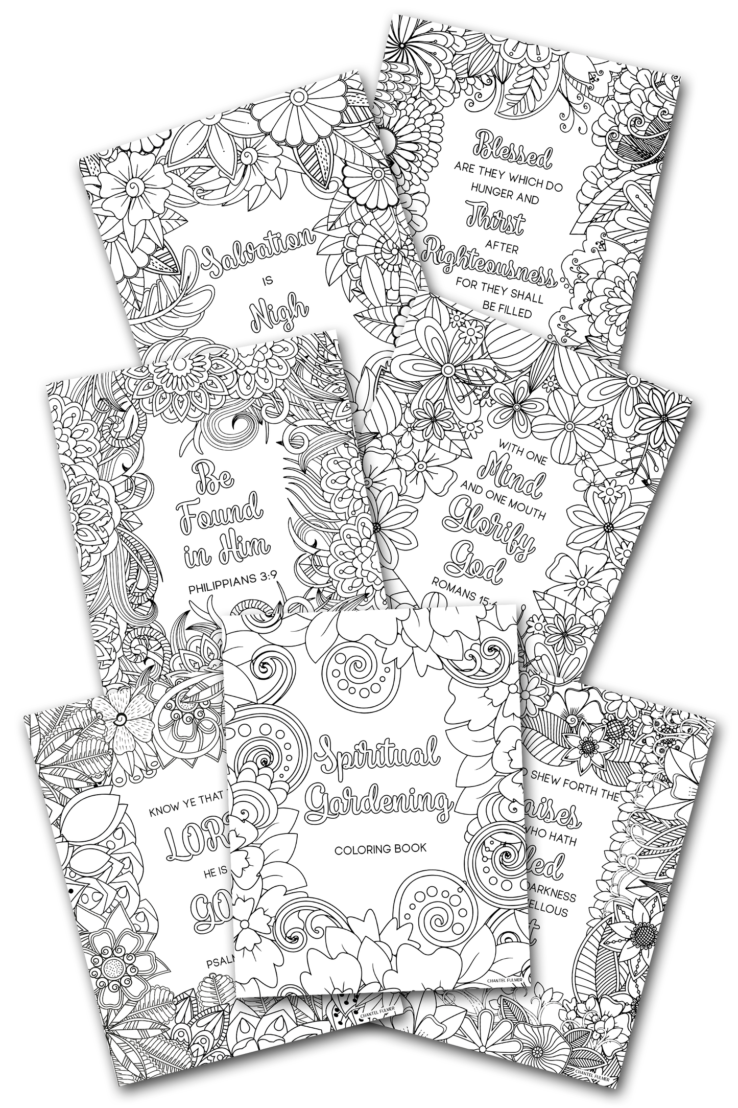 Spiritual Gardening Coloring Book {190+ pages}