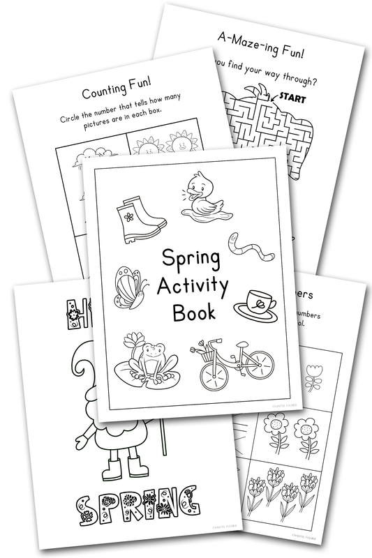 Spring Activity Book Preview