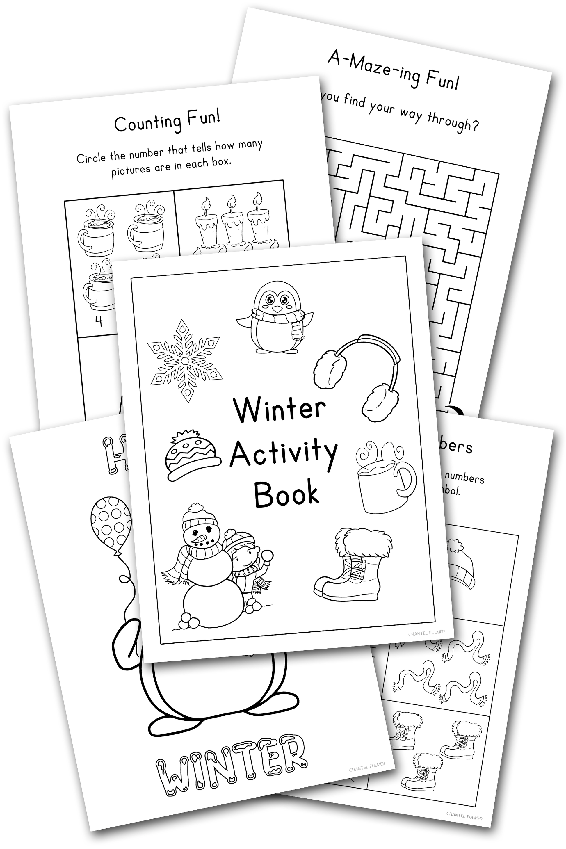 Winter Activity book for Kids