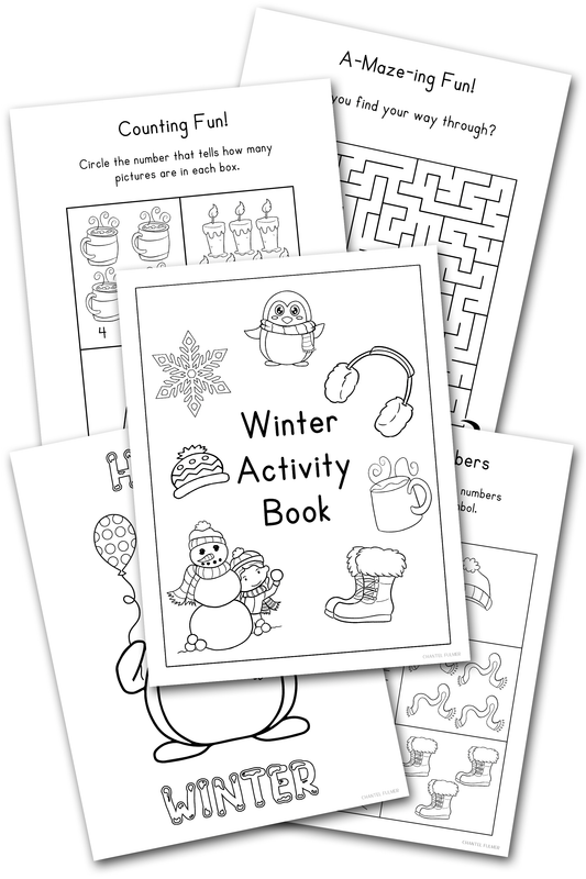 Winter Activity book for Kids