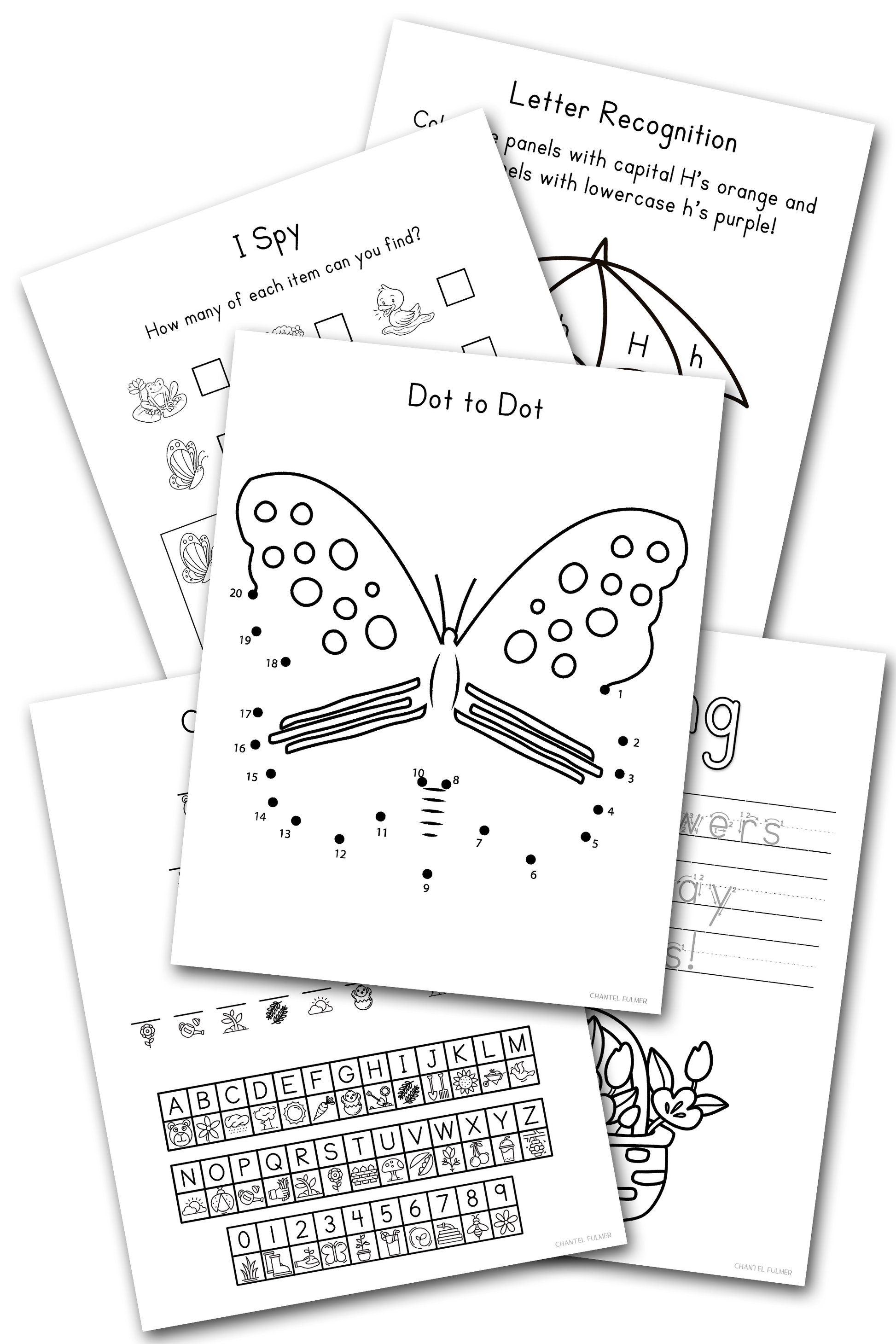 Spring Activity Book for Kids