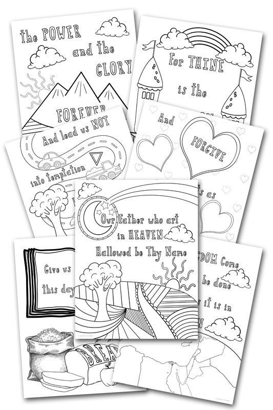 The Lord's Prayer Coloring Pages